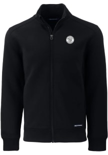 Cutter and Buck Milwaukee Brewers Mens Black Mono Roam Light Weight Jacket