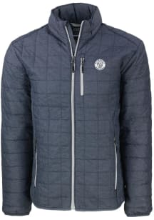 Cutter and Buck Milwaukee Brewers Mens Anthracite Mono Rainier PrimaLoft Filled Jacket