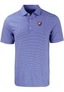 Cutter and Buck Illinois Fighting Illini Blue Forge Double Stripe Big and Tall Polo