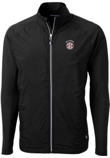 Cutter and Buck Oklahoma Sooners Mens Black SEC Adapt Eco Big and Tall Light Weight Jacket