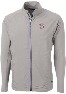 Cutter and Buck Oklahoma Sooners Mens Grey SEC Adapt Eco Big and Tall Light Weight Jacket