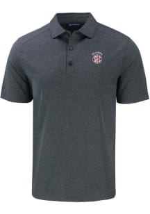 Cutter and Buck Oklahoma Sooners Black SEC Forge Eco Stretch Big and Tall Polo