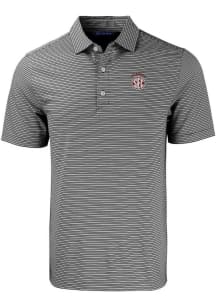 Cutter and Buck Oklahoma Sooners Black SEC Forge Double Stripe Big and Tall Polo