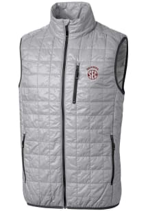 Cutter and Buck Oklahoma Sooners Big and Tall Grey SEC Rainier PrimaLoft Mens Vest