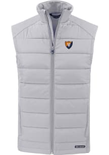 Cutter and Buck Illinois Fighting Illini Mens Charcoal Vault Evoke Sleeveless Jacket