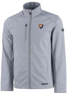 Cutter and Buck Illinois Fighting Illini Mens Charcoal Vault Evoke Light Weight Jacket