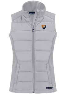 Cutter and Buck Illinois Fighting Illini Womens Charcoal Vault Evoke Vest