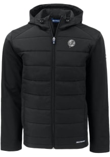 Cutter and Buck New York Yankees Mens Black Mono Evoke Hood Big and Tall Lined Jacket