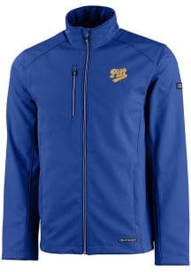 Cutter and Buck Pitt Panthers Mens Blue Vault Evoke Light Weight Jacket