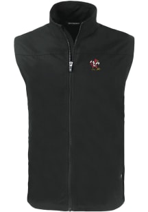 Cutter and Buck Louisville Cardinals Mens Black Charter Design Sleeveless Jacket