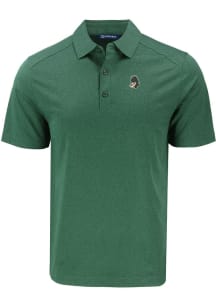 Cutter and Buck Michigan State Spartans Green Vault Forge Eco Stretch Big and Tall Polo