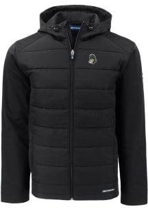 Cutter and Buck Michigan State Spartans Mens Black Vault Evoke Hood Big and Tall Lined Jacket