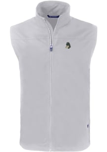Cutter and Buck Michigan State Spartans Mens Grey Vault Charter Sleeveless Jacket