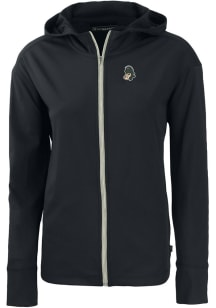 Cutter and Buck Michigan State Spartans Womens Black Vault Daybreak Light Weight Jacket