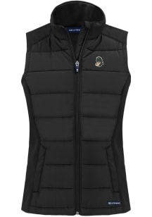 Cutter and Buck Michigan State Spartans Womens Black Vault Evoke Vest