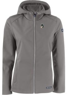 Cutter and Buck Michigan State Spartans Womens Grey Vault Evoke Light Weight Jacket
