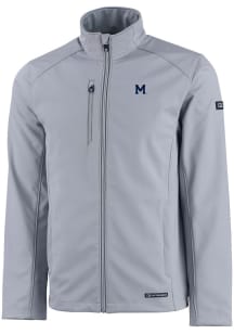 Cutter and Buck Michigan Wolverines Mens Charcoal Vault Evoke Light Weight Jacket