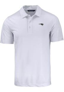Cutter and Buck New England Patriots White Mono Prospect Big and Tall Polo