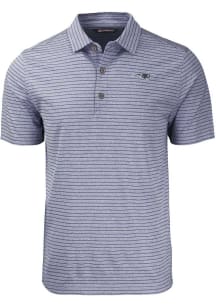 Cutter and Buck New England Patriots Navy Blue Mono Forge Heather Stripe Big and Tall Polo