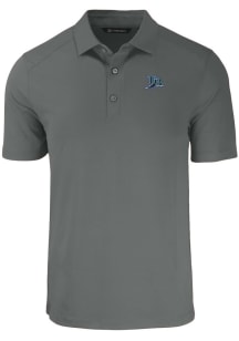 Cutter and Buck Tampa Bay Rays Grey Cooperstown Forge Eco Stretch Big and Tall Polo