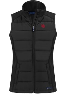 Cutter and Buck Nebraska Cornhuskers Womens Black Vault Evoke Vest