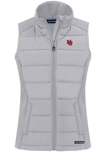 Cutter and Buck Nebraska Cornhuskers Womens Charcoal Vault Evoke Vest