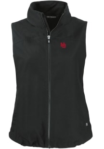 Cutter and Buck Nebraska Cornhuskers Womens Black Vault Charter Vest