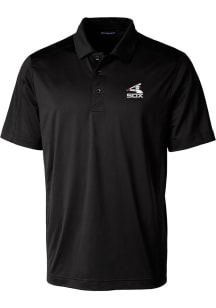 Cutter and Buck Chicago White Sox Mens Black Cooperstown Prospect Short Sleeve Polo