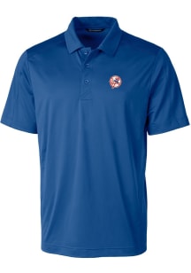 Cutter and Buck New York Yankees Mens Blue Cooperstown Prospect Short Sleeve Polo