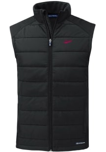 Cutter and Buck New Mexico State Aggies Mens Black Evoke Sleeveless Jacket