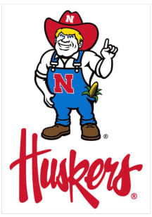 Nebraska Cornhuskers Script Postcard