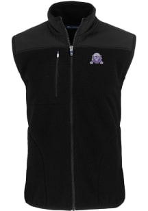 Cutter and Buck Northwestern Wildcats Big and Tall Black Vault Cascade Sherpa Mens Vest