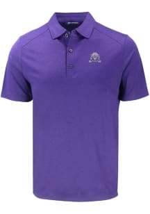 Cutter and Buck Northwestern Wildcats Mens Purple Vault Forge Recycled Short Sleeve Polo