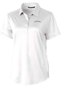 Cutter and Buck Colorado Rockies Womens White Cooperstown Prospect Short Sleeve Polo Shirt