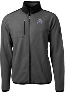 Cutter and Buck Northwestern Wildcats Mens Grey Cascade Sherpa Light Weight Jacket