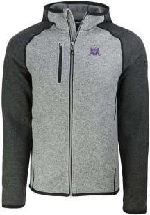 Cutter and Buck Northwestern Wildcats Mens Grey Vault Mainsail Light Weight Jacket