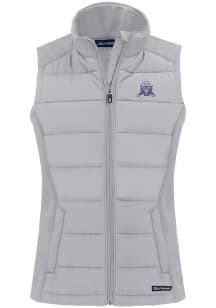 Cutter and Buck Northwestern Wildcats Womens Charcoal Vault Evoke Vest