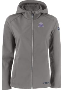 Cutter and Buck Northwestern Wildcats Womens Grey Vault Evoke Light Weight Jacket