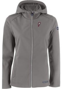 Cutter and Buck Ohio State Buckeyes Womens Grey Vault Evoke Light Weight Jacket