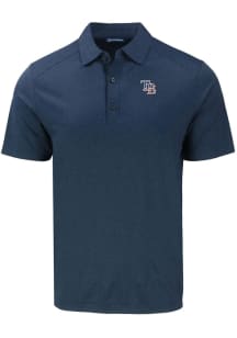 Cutter and Buck Tampa Bay Rays Navy Blue Stars and Stripes Forge Eco Stretch Big and Tall Polo