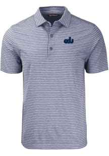 Cutter and Buck Old Dominion Monarchs Navy Blue Vault Forge Heather Stripe Big and Tall Polo