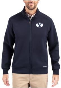 Cutter and Buck BYU Cougars Mens Navy Blue Roam Big and Tall Light Weight Jacket