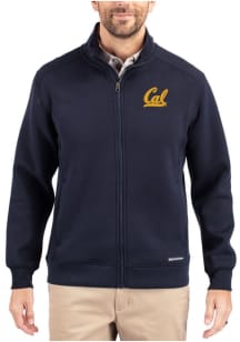 Cutter and Buck Cal Golden Bears Mens Navy Blue Roam Big and Tall Light Weight Jacket