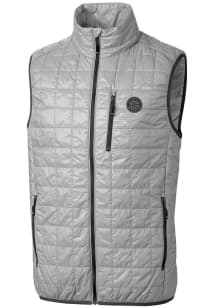 Cutter and Buck Seattle Mariners Mens Grey Mono Rainier PrimaLoft Sleeveless Jacket