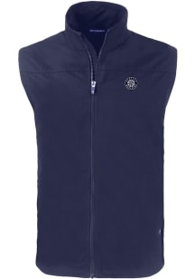 Cutter and Buck Seattle Mariners Mens Navy Blue Mono Charter Sleeveless Jacket