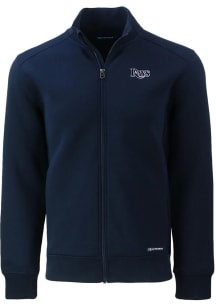Cutter and Buck Tampa Bay Rays Mens Navy Blue Mono Roam Light Weight Jacket