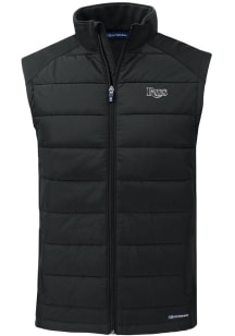 Cutter and Buck Tampa Bay Rays Mens Black Mono Evoke Sleeveless Jacket
