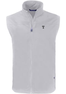 Cutter and Buck Texas Rangers Mens Grey Mono Charter Sleeveless Jacket