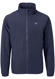 Cutter and Buck Toronto Blue Jays Mens Navy Blue Mono Charter Eco Light Weight Jacket