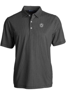 Cutter and Buck Washington Nationals Black Mono Pike Symmetry Big and Tall Polo